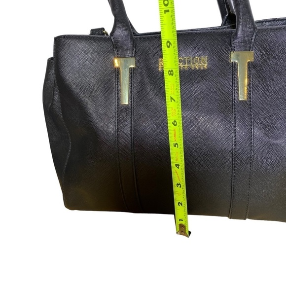 Reaction by Kenneth Cole Top Handle Black Satchel - Picture 15 of 16